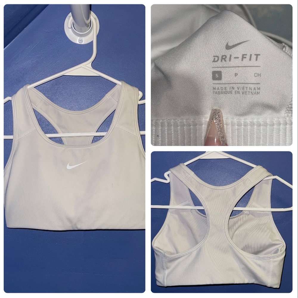 White Nike Sportsbra